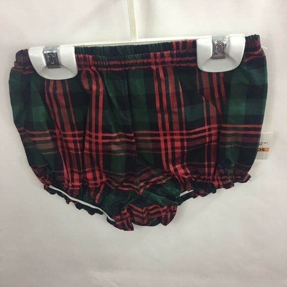 Tommy Hilfiger Dress Size 6- 12 mo Green Red NWT - Picture 4 of 5